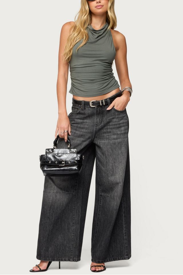 Edikted Collie Twisted High Cowl Neck Top #1