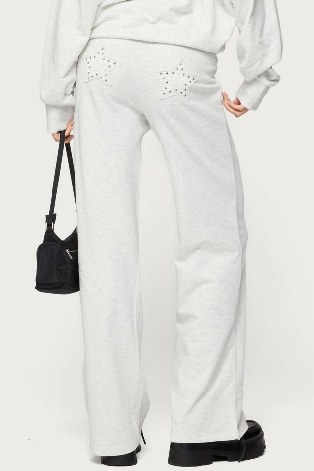 Edikted Briela Star Studded Sweatpants #3
