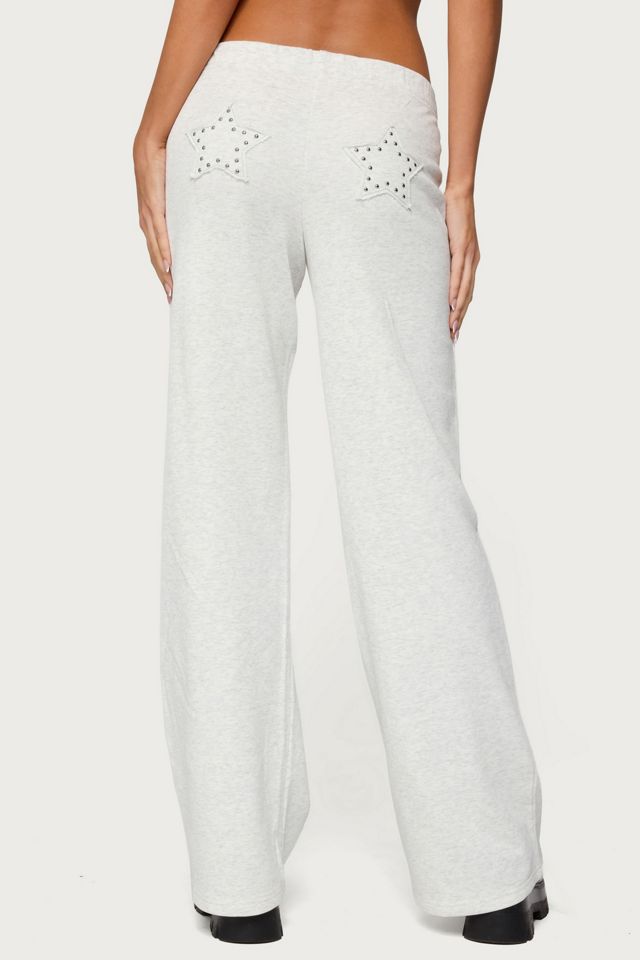 Edikted Briela Star Studded Sweatpants #4
