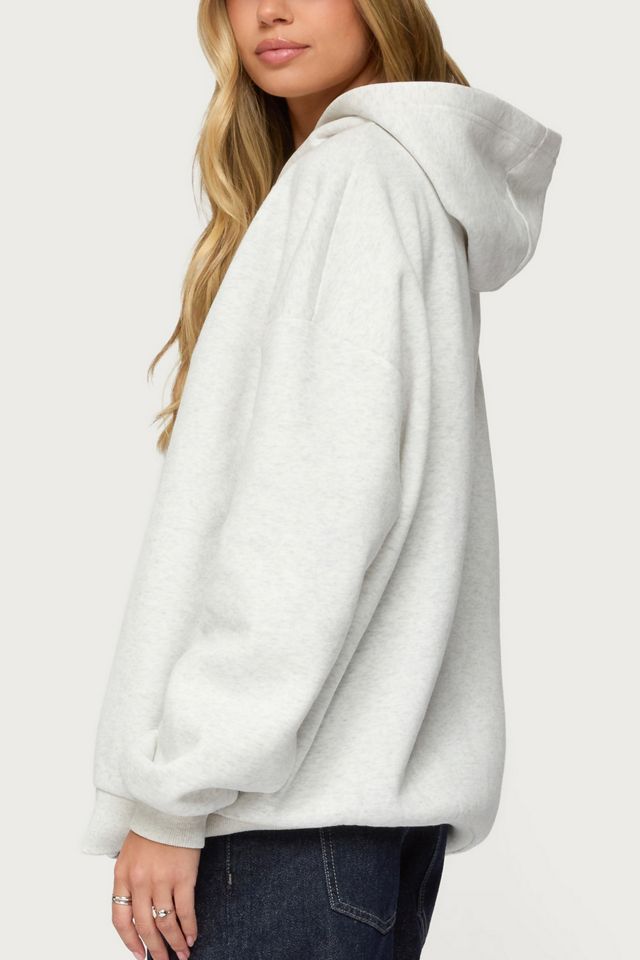 Edikted Gali Plaid 67 Oversized Hoodie #4