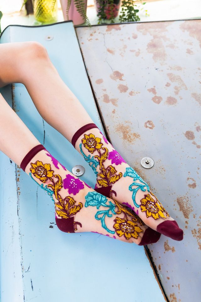 Sock Candy Gem Garden Sheer Sock #2