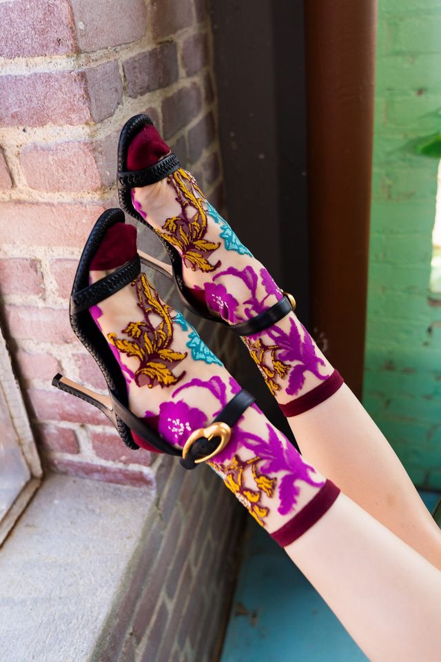 Sock Candy Gem Garden Sheer Sock #4