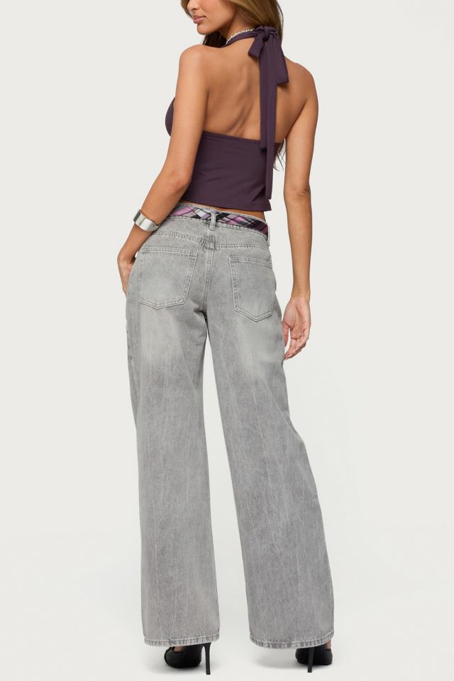 Edikted Prima Twisted Split Front Halter Top #1