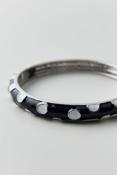 Jane Enameled Bangle Bracelet