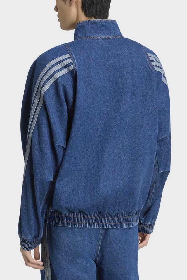adidas Stadium Loose Fit Denim Track Jacket #1