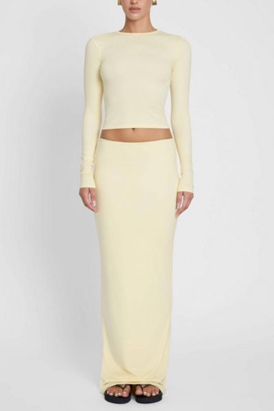 LEAU Everyday Jersey Maxi Skirt