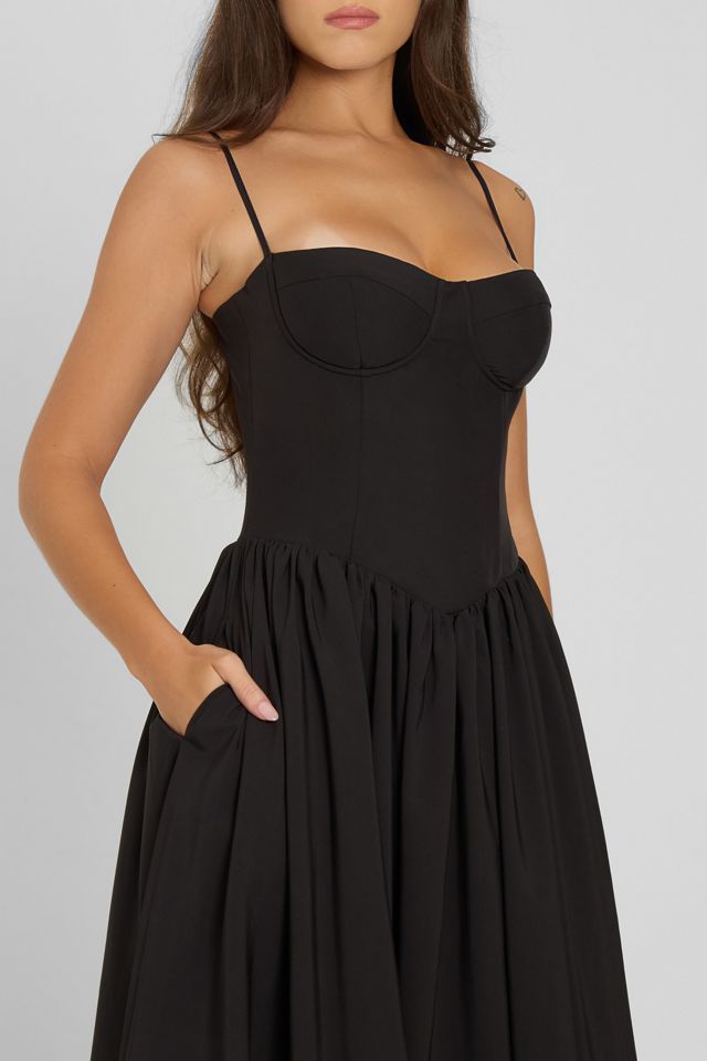 LEAU Ballerina Bustier Midi Dress #1