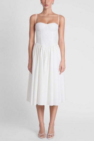 White Midi Dresses | Urban Outfitters