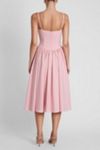 knee length dresses for ladies Leau Ballerina Bustier Midi Dress in White at Nordstrom, Size Large main image 0