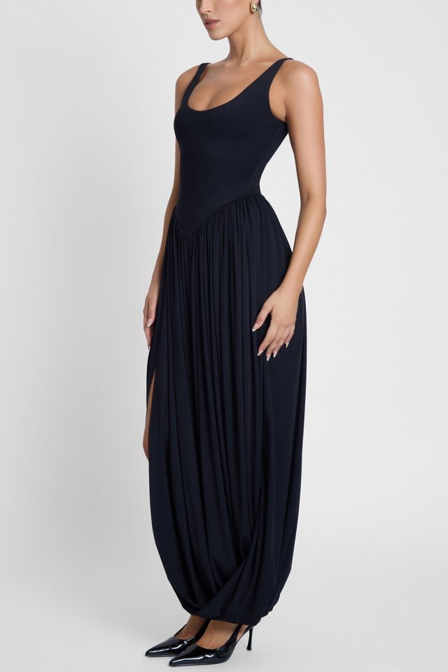 LEAU Dionysus Sculpt Drape Midi Dress #3