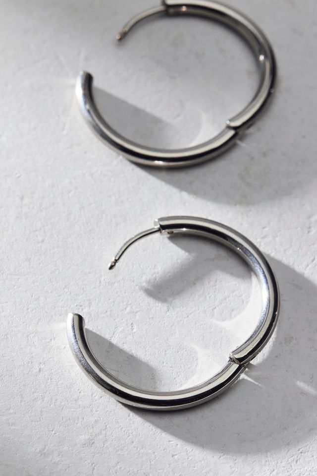 Waterproof Hinged Hoop Earrings #1