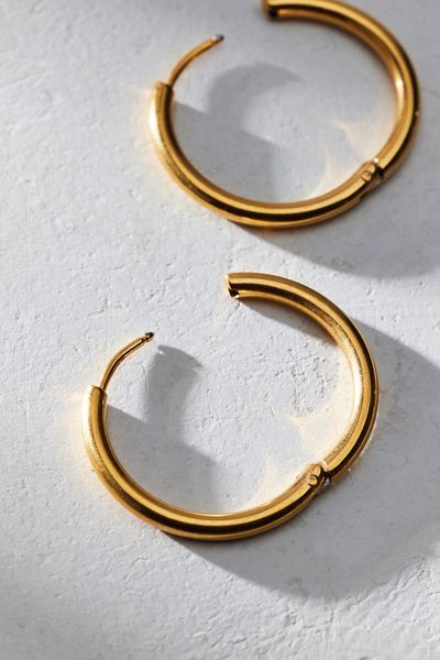 Waterproof Hinged Hoop Earrings