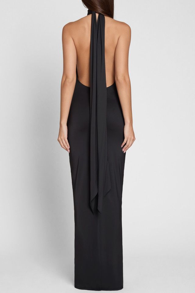 LEAU Alaia Drape Maxi Dress #4