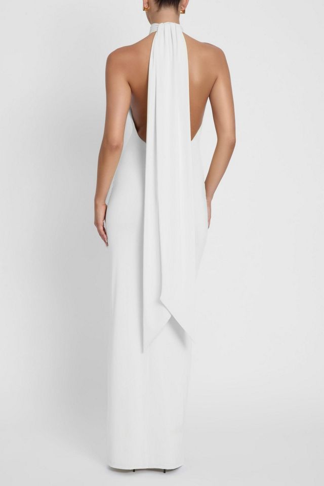 LEAU Alaia Drape Maxi Dress #4