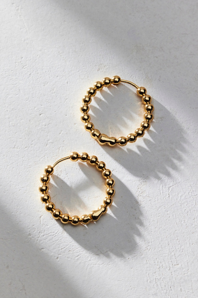 Waterproof Beaded Hoop Earring