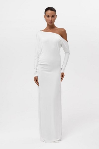 LEAU Sola Slouchy Jersey Maxi Dress