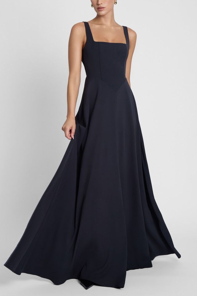 LEAU Siren Square Neck Corset Maxi Dress #2
