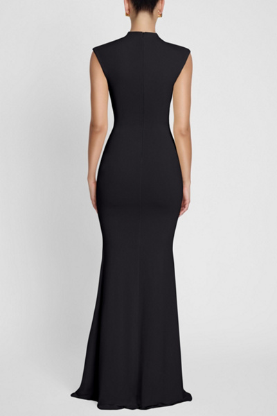 LEAU Como Cap Sleeve Maxi Dress