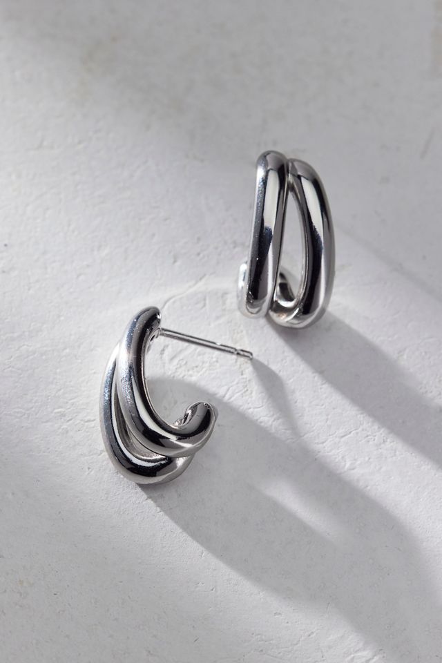 Boucles d'oreilles essentielles à double anneau #2