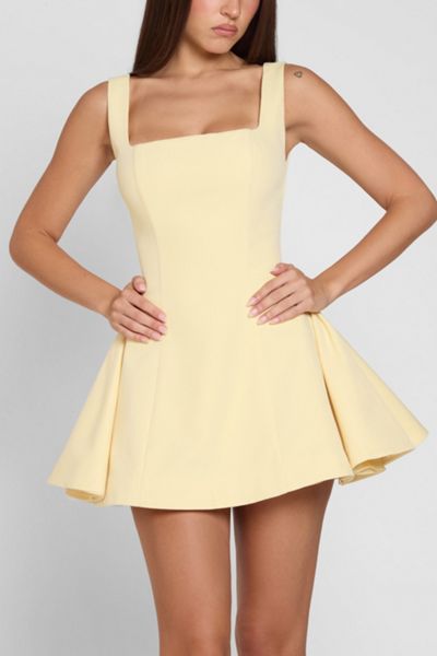 LEAU Mira Mesh Corset Dress