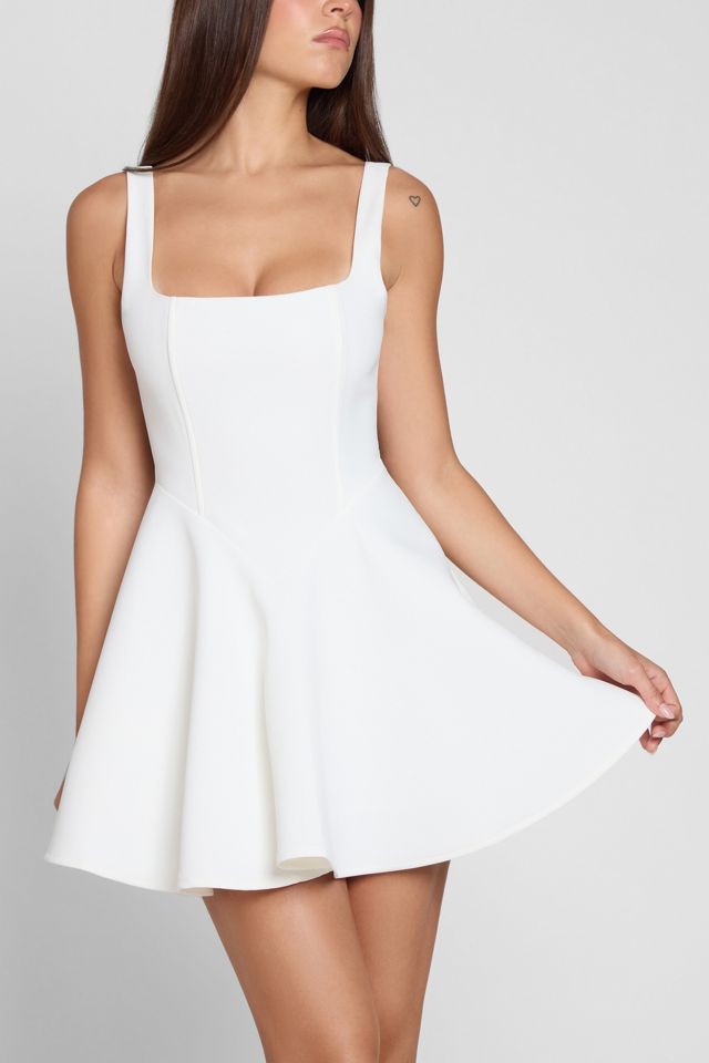 LEAU Sloane Square Neck Corset Mini Dress #1