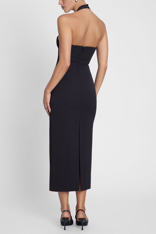LEAU Heiress Halter Midi Dress #2