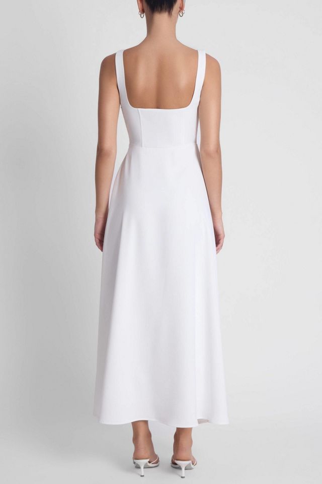LEAU Serenity Square Neck Corset Midi Dress #1