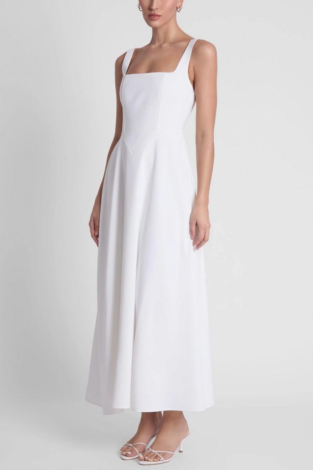 LEAU Serenity Square Neck Corset Midi Dress #3