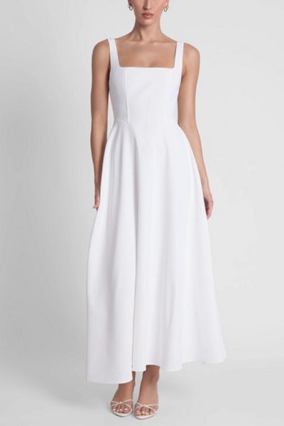 White Midi Dresses | Urban Outfitters