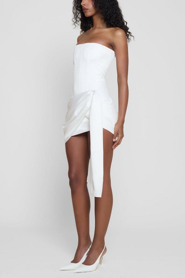LEAU Solara Satin Corset Dress #1