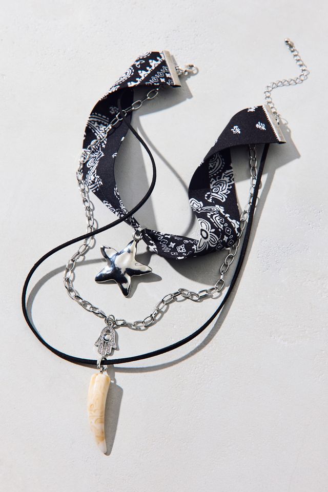 Jupiter Bandana Layered Necklace | Urban Outfitters