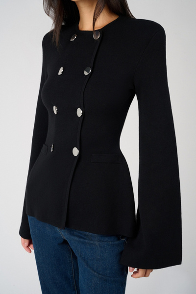 WeWoreWhat Cinched Waist Peplum Sweater