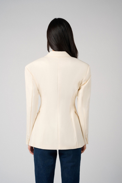 WeWoreWhat Double Breasted Cinched Waist Blazer