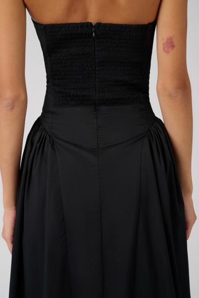 WeWoreWhat Strapless Corset Ruched Dress