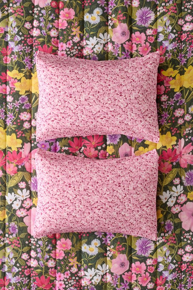 Ensemble de taies d'oreiller Marti à motif floral #1