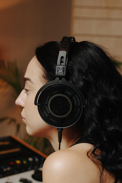 Audio-technica Ath-r70xa Open-back Reference Headphones In Black At Urban Outfitters