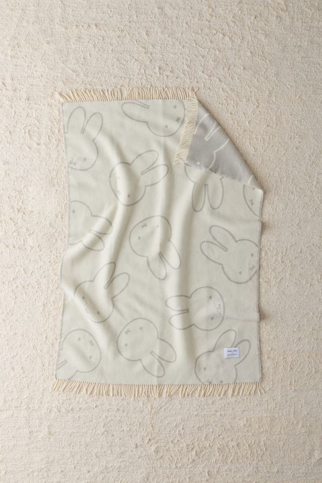 Couverture en laine polaire Maison Deux X Miffy Head #1