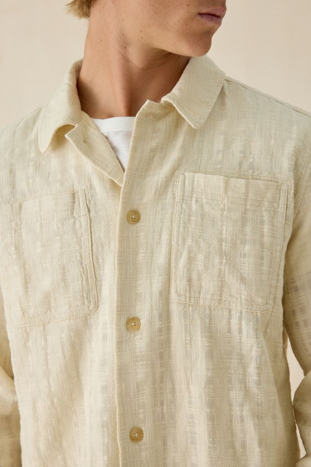 Surchemise en coton flammé texturé Les Deux #3