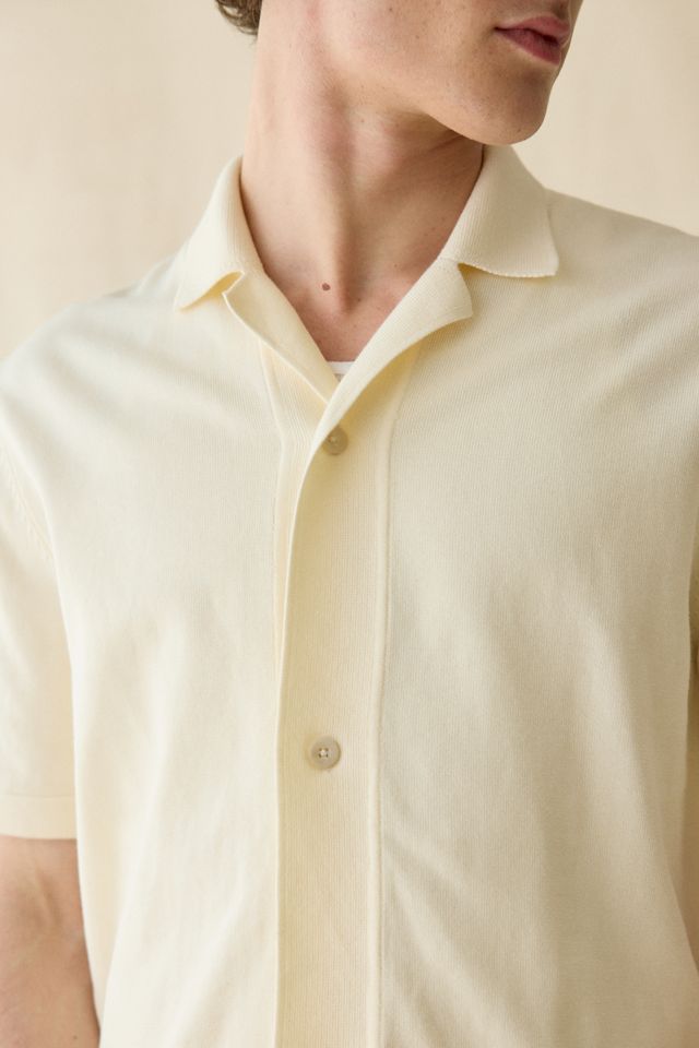 Les Deux Bouquet Knit Short Sleeve Polo Sweater #2