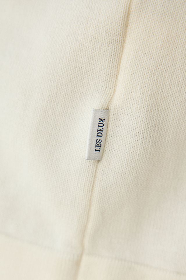 Les Deux Bouquet Knit Short Sleeve Polo Sweater #4