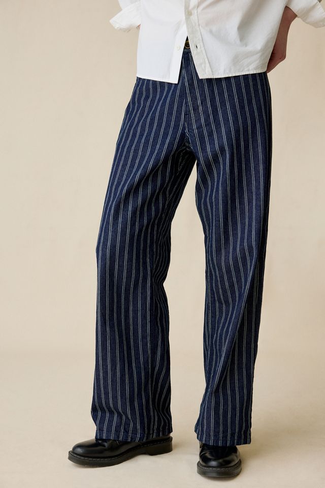 Jeans coupe ample Nitro à double rayures fines BDG #4