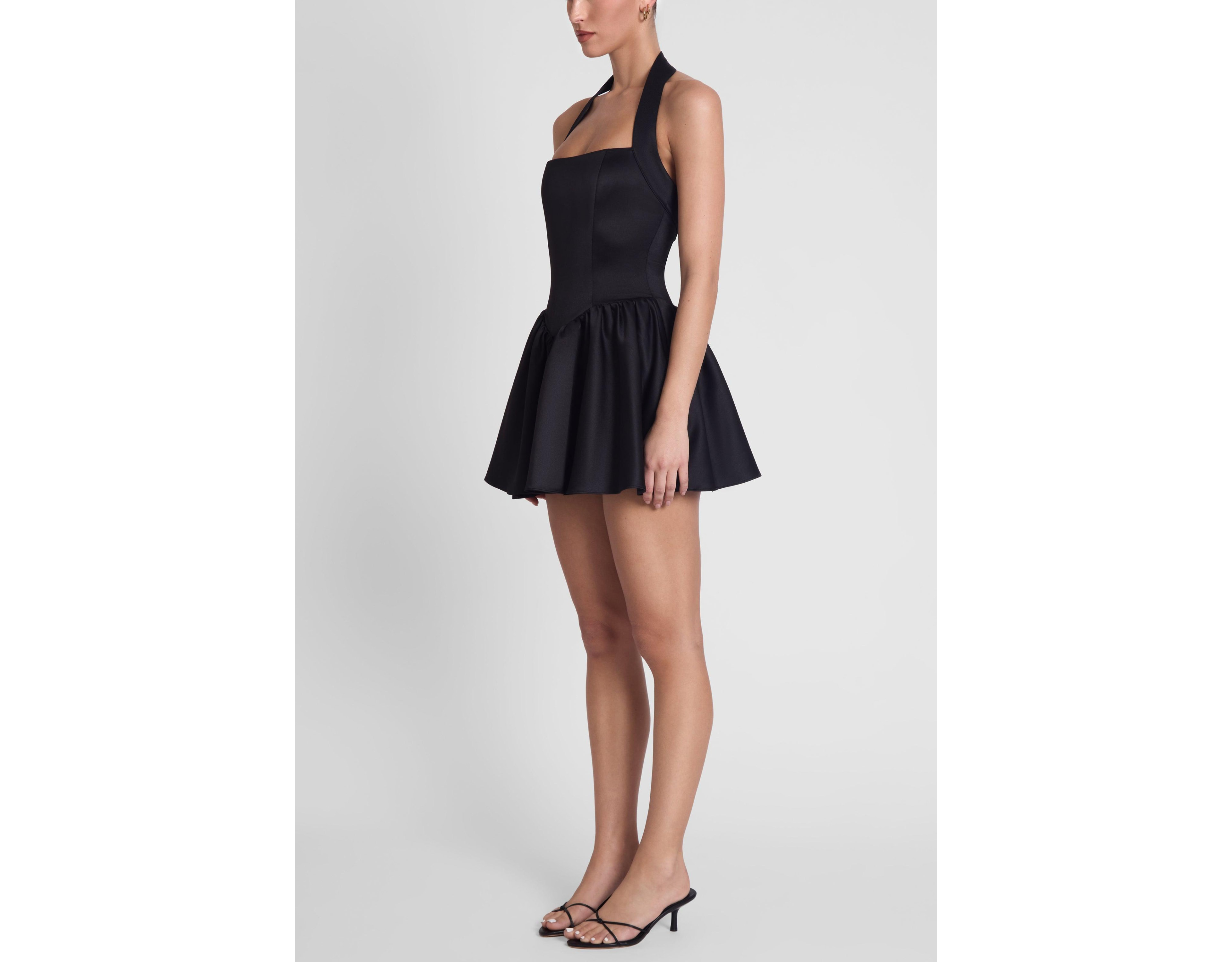 LEAU Hyades Halter Corset Mini Dress