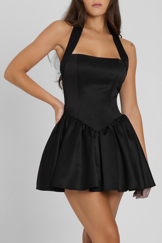 LEAU Hyades Halter Corset Mini Dress #2