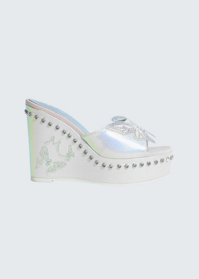 Sparkl Bianca Butterfly Wedge Heel
