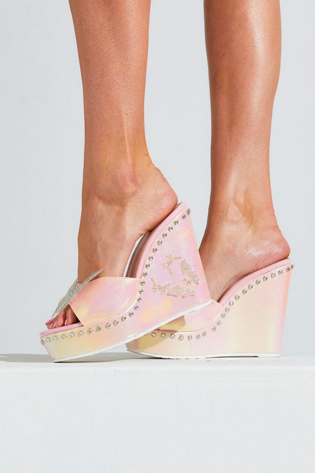Sparkl Bianca Butterfly Wedge Heel #1