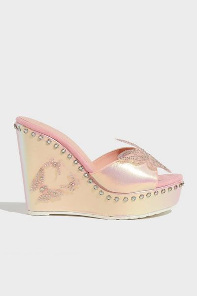 Sparkl Bianca Butterfly Wedge Heel