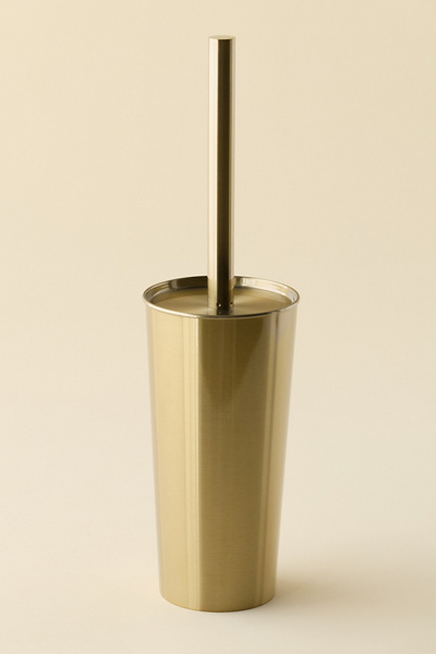 Mdesign Goldie Stainless Steel Toilet Bowl Brush In Gold At Urban Outfitters