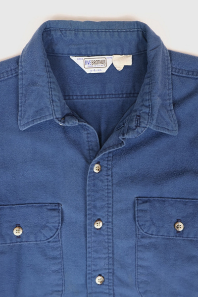 Vintage Flannel Button-Down Shirt