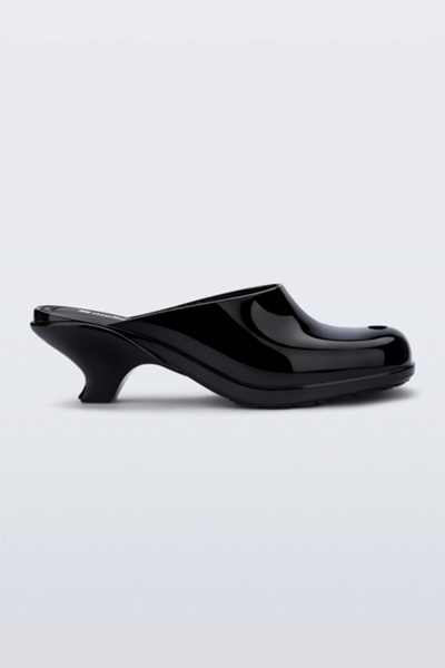 Melissa Gaia Clog Kitten Heel in Black, Women’s at Urban Outfitters