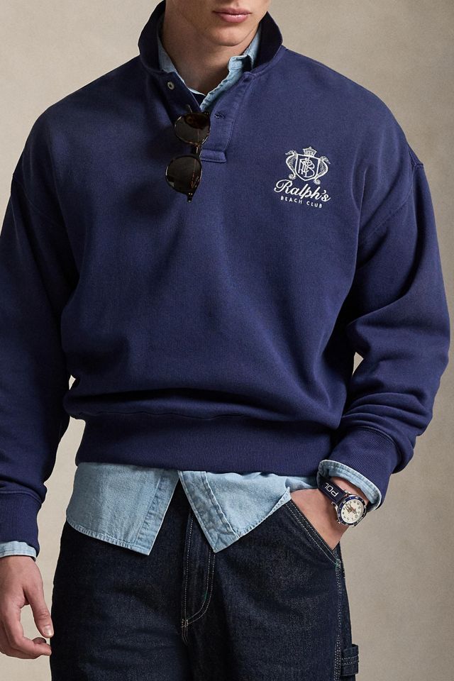 Polo Ralph Lauren Logo Graphic Relaxed Polo Sweatshirt #3